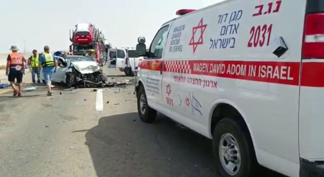 תאונה בערבה
