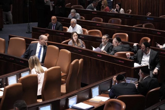 בנט במליאת הכנסת