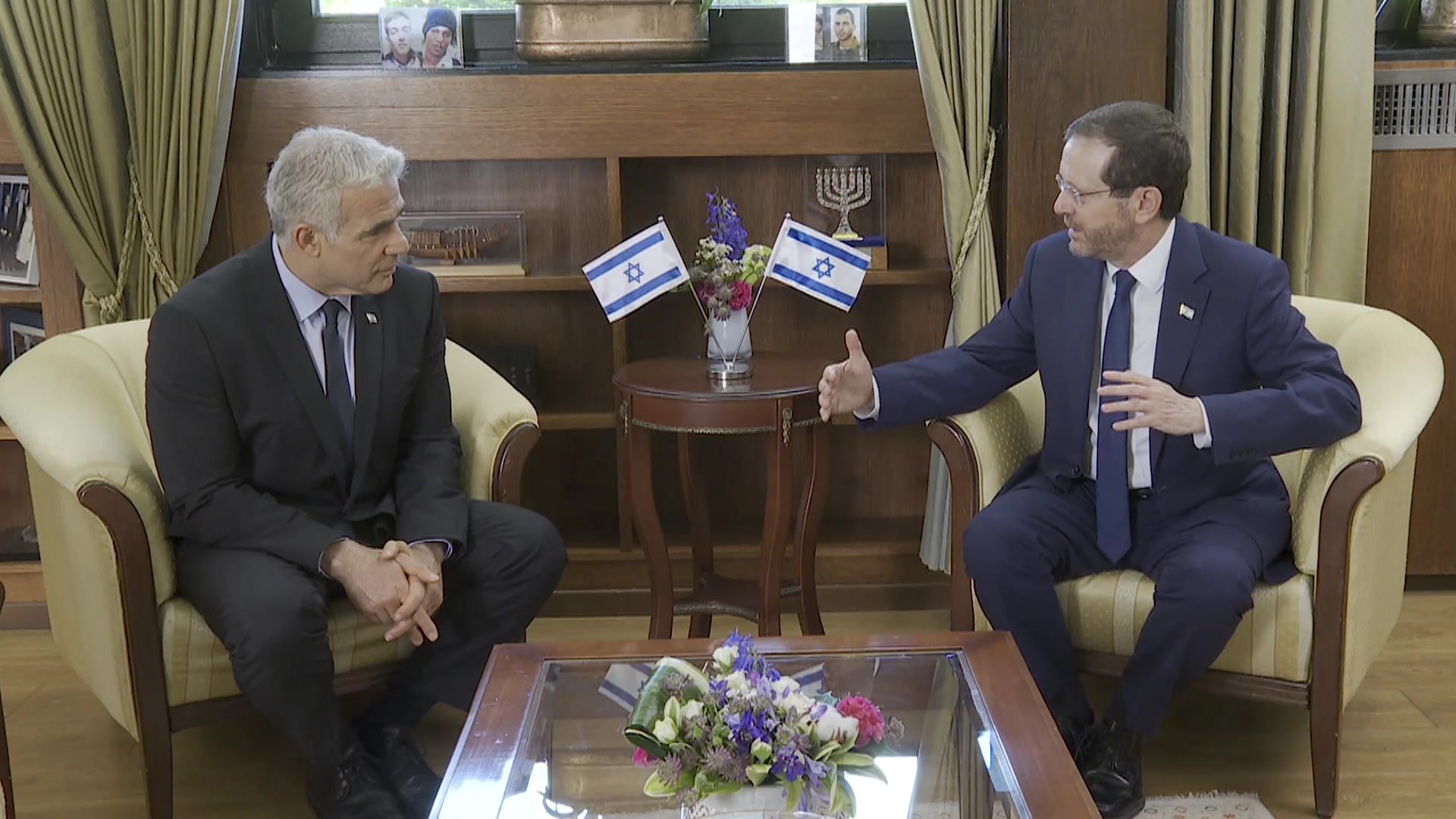 בנט לפיד הרצוג צילום חיים צח