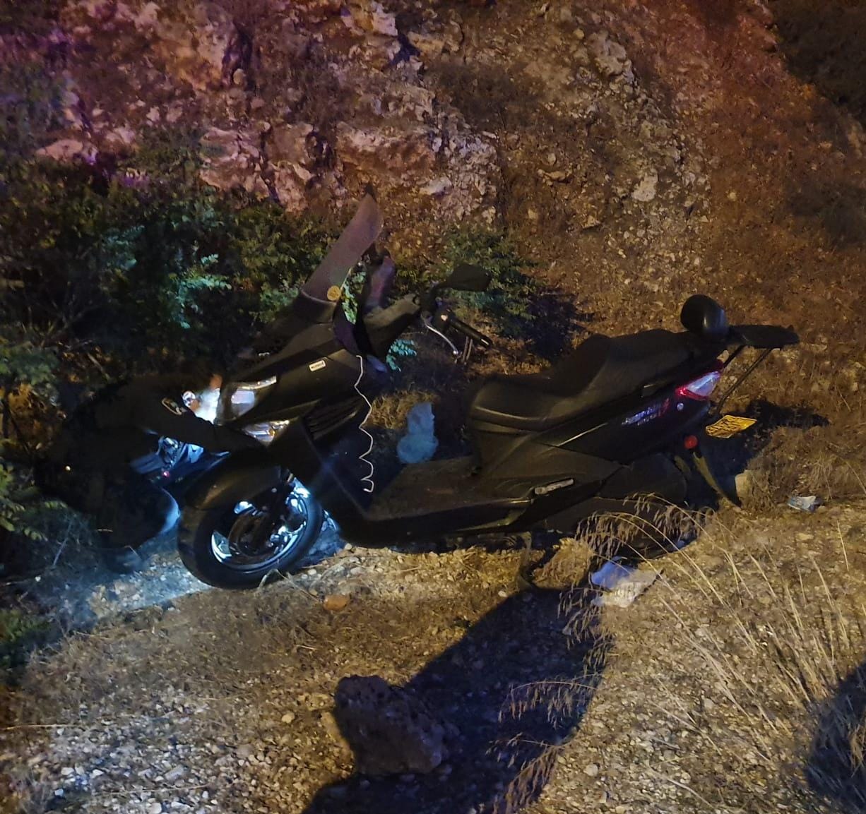 פלסטיני ניסה לגנוב קטנוע ונעצר על חם