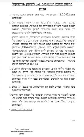 הכנסת מתנערת מהפשרה עם שיקלי שעלול להיפסל