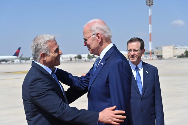 ביידן ולפיד (סטילס: קובי גדעון /לע"מ)