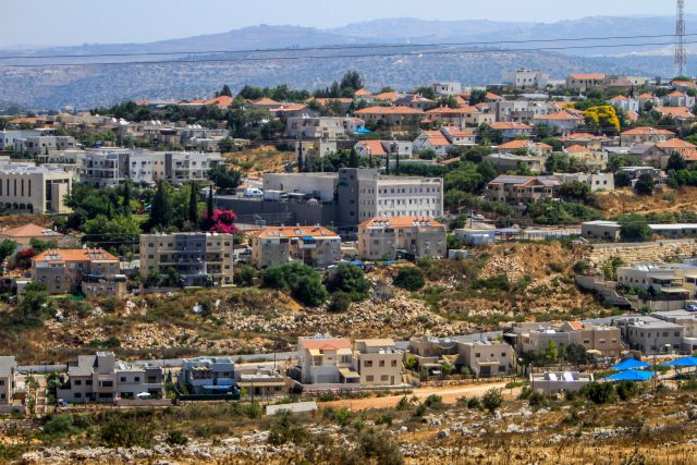 היישוב רבבה בשומרון (Photo by Nasser Ishtayeh/Flash90)