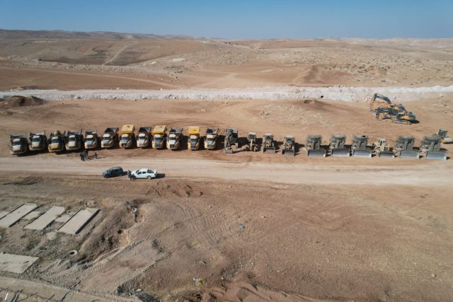 מכשול קו התפר במדבר יהודה (דובר צה"ל)