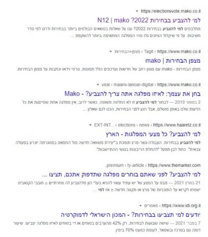 האם גוגל יכולה לקבוע את תוצאות הבחירות?