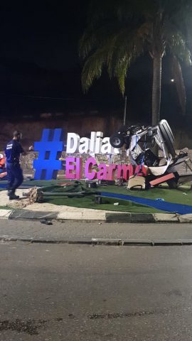 הקלנועית ההפוכה בדאליית אל כרמל (דוברות המשטרה)