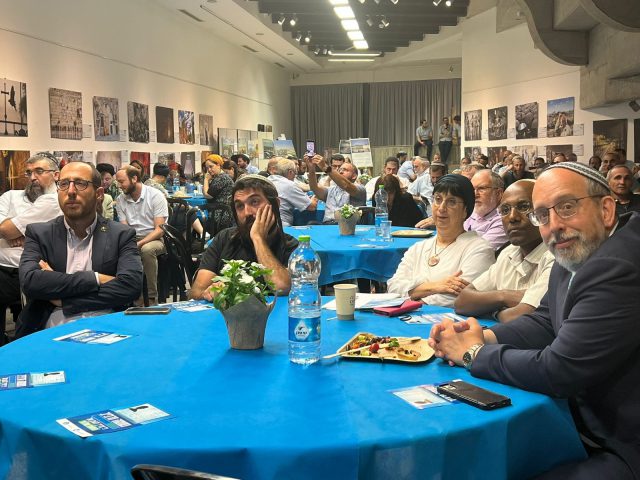 חלק ממועמדי "הציונות הדתית" בכינוס