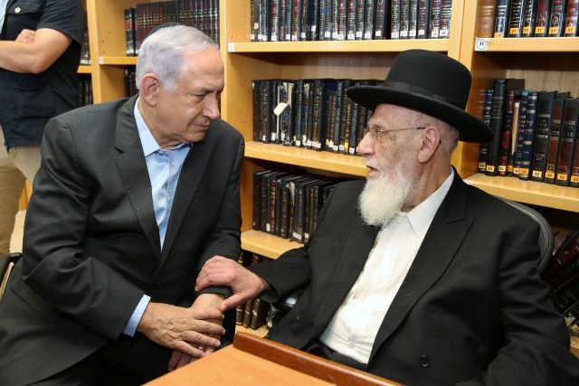 עם בנימין נתניהו