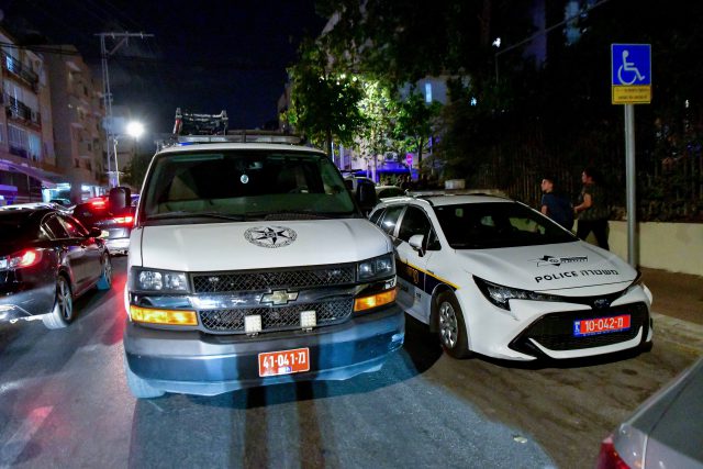 זירת הרצח (צילום: אבשלום ששוני, פלאש 90)