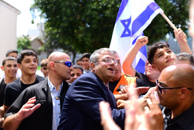 איתמר בן גביר בתיכון בליך
