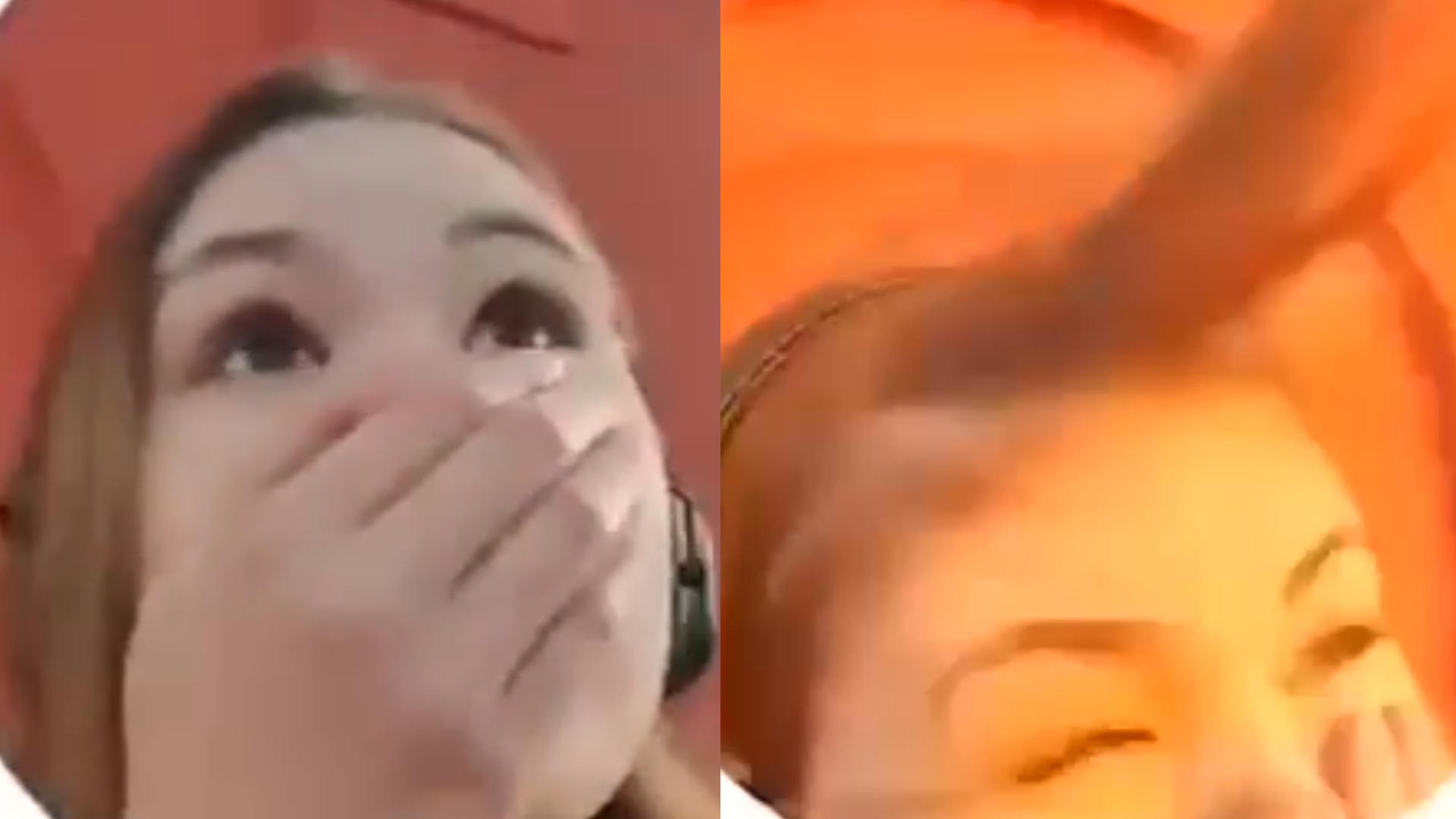 רגע פגיעת הטיל (מתוך טלגרם)