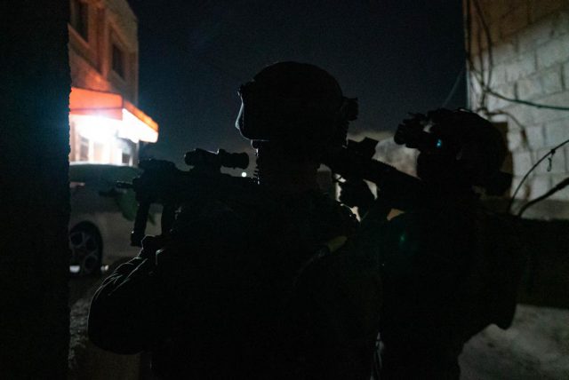 פעילות הכוחות ביו"ש. קרדיט: דובר צה"ל