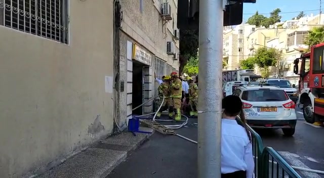 שריפה תפארת ישראל חיפה