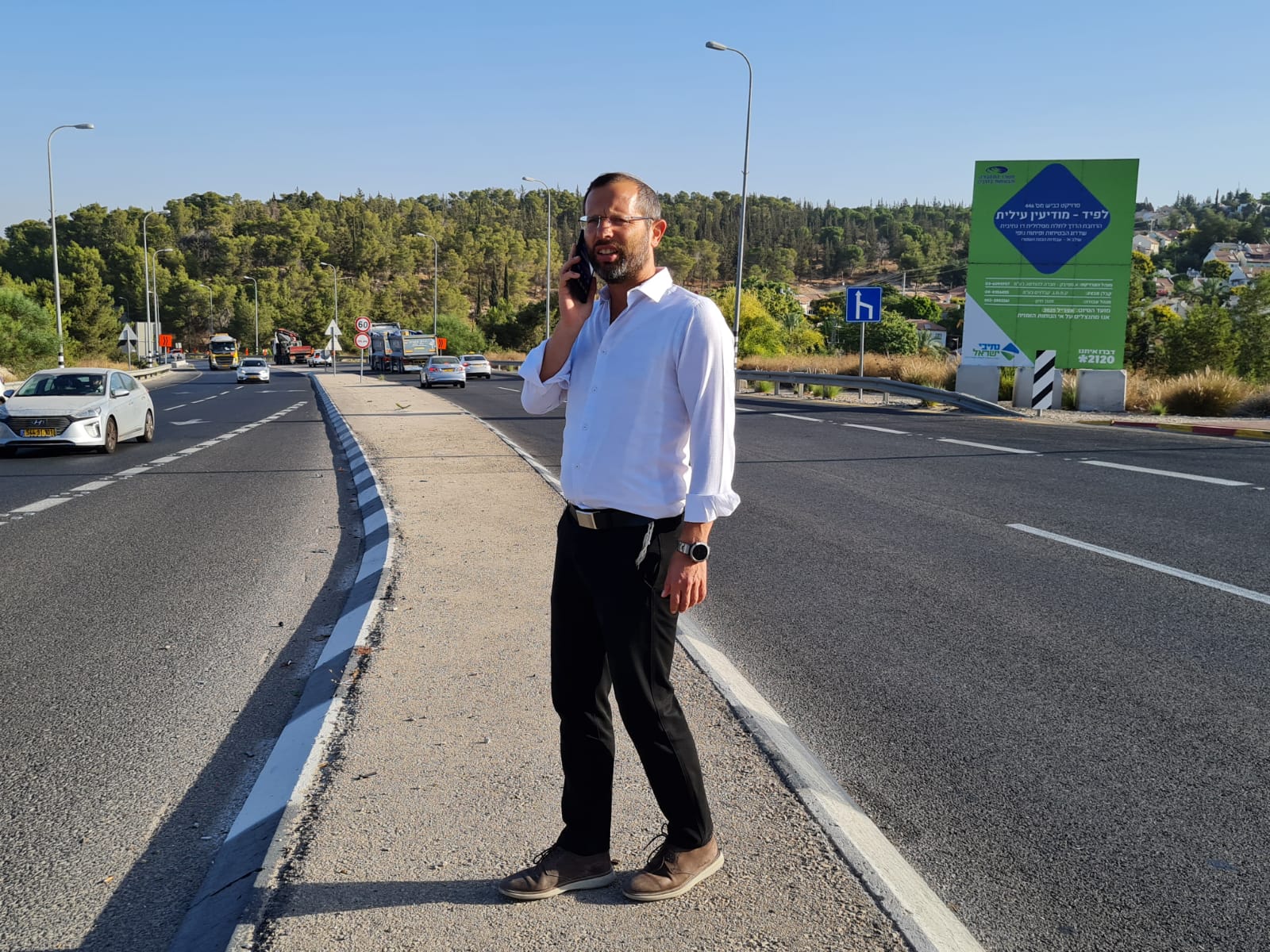 גנץ עונה למיכאלי: "פיתוח כבישי יו"ש לא יעצור"