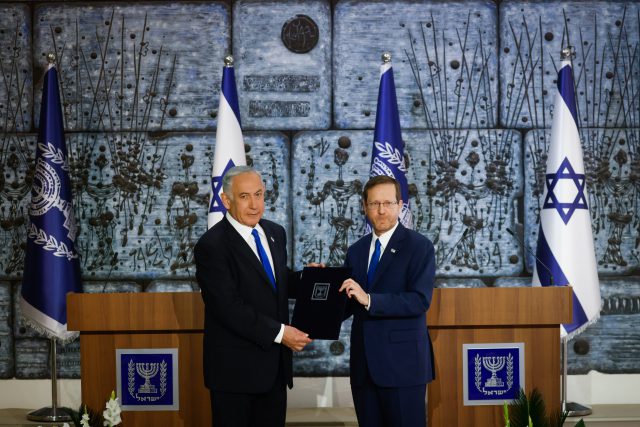 הרצוג מעניק לנתניהו את המנדט