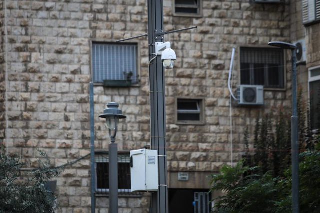 מצלמת אבטחה בירושלים