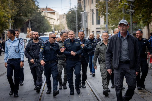 מפכ״ל המשטרה קובי שבתאי בירושלים /