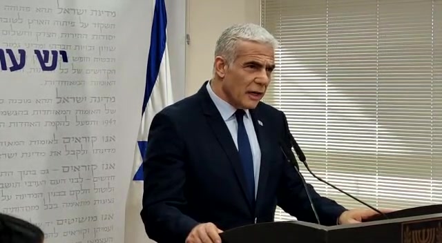 יאיר לפיד על סרטון האולפנה: "חרפה למגזר כולו"