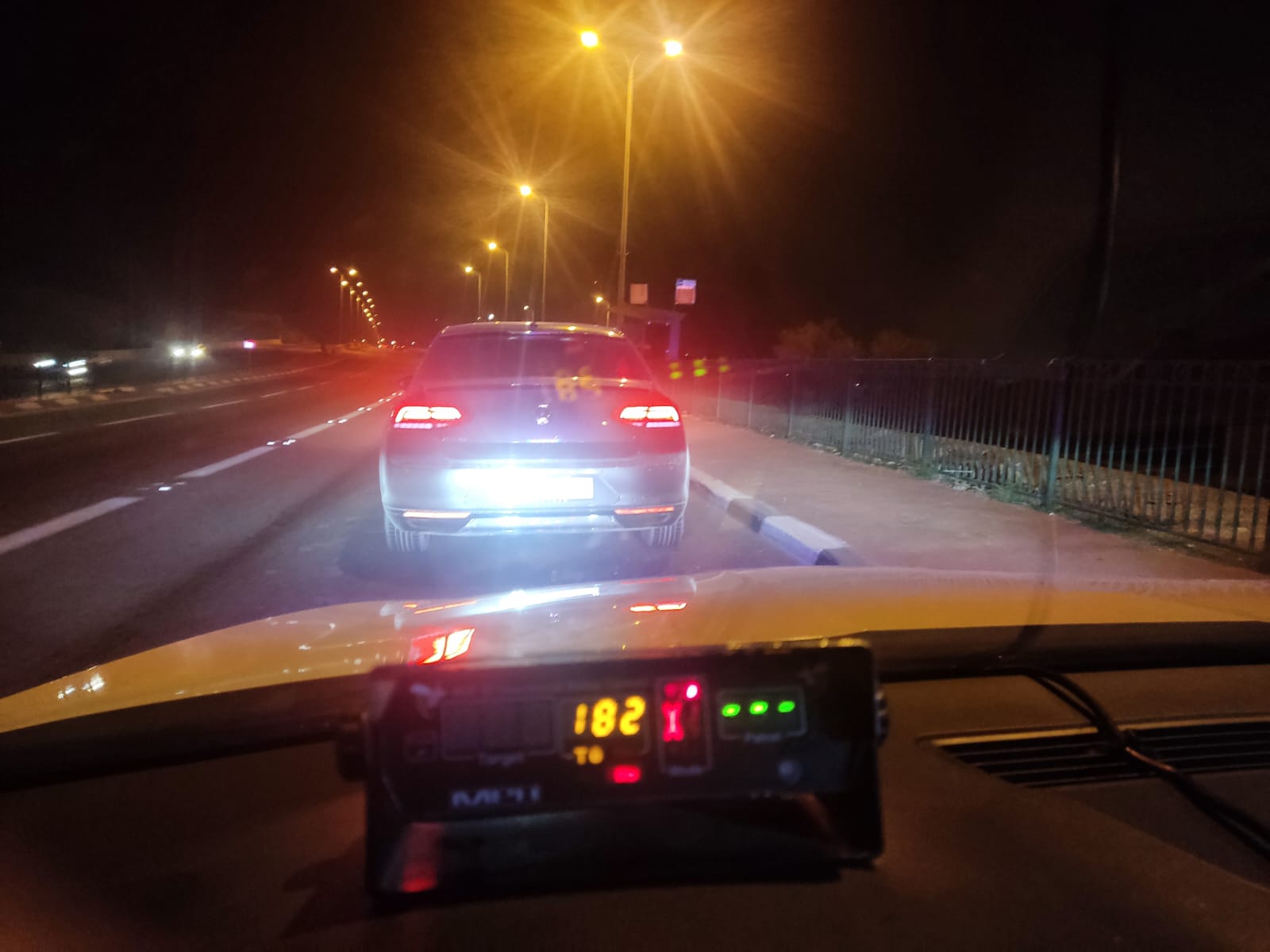 תושב בית לחם נתפס נוהג בכביש 1 במהירות מטורפת