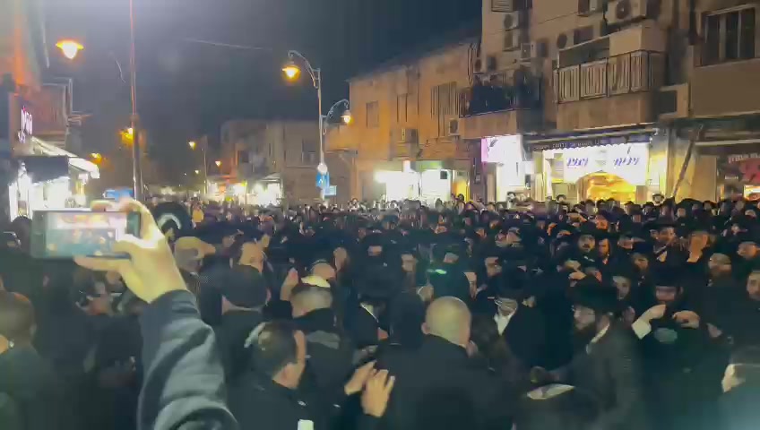 הפגנת חרדים חיים גולדברג (1)