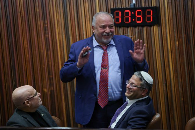 ליברמן ובן גביר (צילום ארכיון: נועם מושקוביץ'/דוברות הכנסת