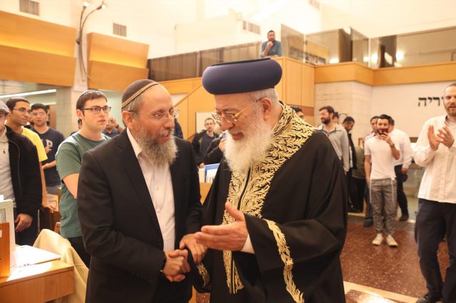 הרב עמאר: "החזרה הזו היא רק התחלה"