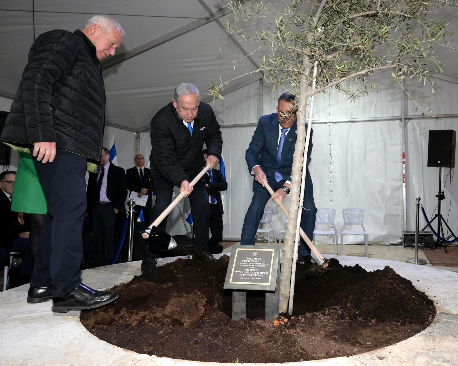 נתניהו בנטיעות בנווה יעקב: "התשובה ההולמת לטרור"