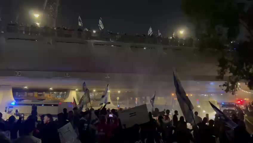 מכתזית על מפגינים חיים גולדבכרג