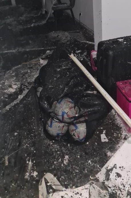 "נזק עצום": שריפה במתחם האימונים של הפועל ת"א