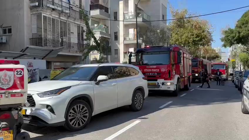 זירת הקריסה ברמת גן מדא