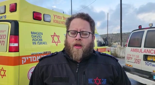 פראמדיק מדא תומר פיין שטיפל בפצועי פיגוע הירי בחווארה