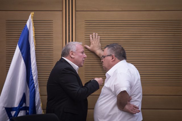 ביטן ואמסלם (צילום ארכיון: הדס פרוש/פלאש 90)