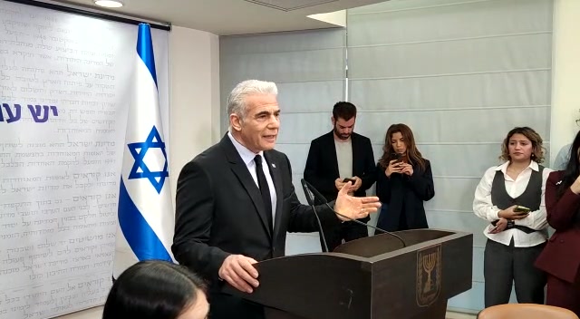 לפיד נתניהו בית הנשיא רפורמה הידברות. צילום בנצי