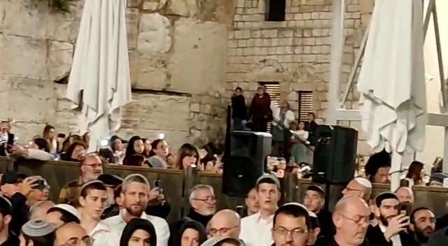 הנפת הדגל בכותל (1)