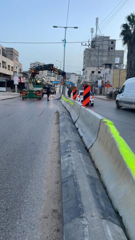הפרדה בכביש חווארה (דובר צה"ל)