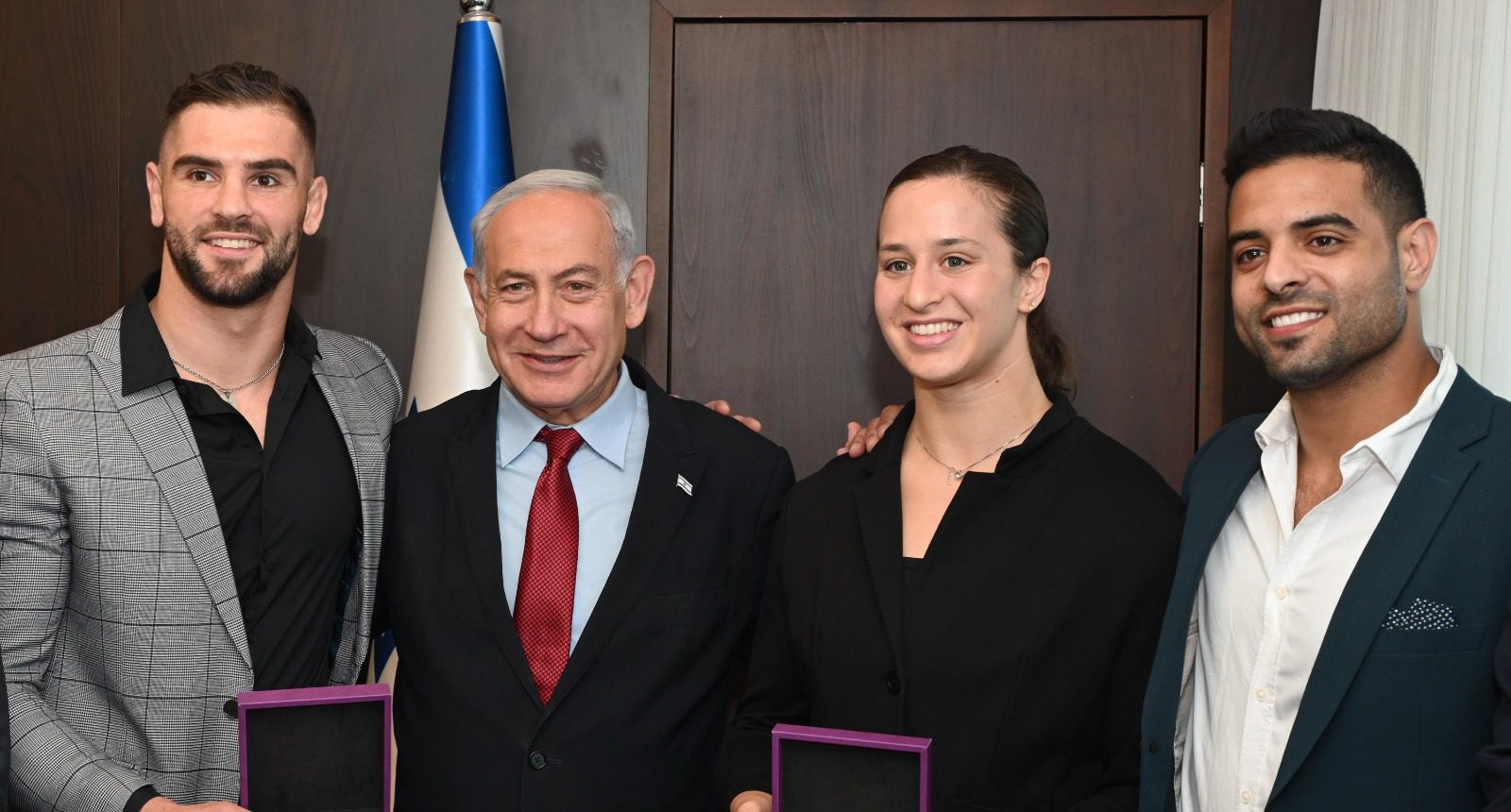 אחרי שזכו במדליות: נבחרת הג'ודו במפגש עם נתניהו