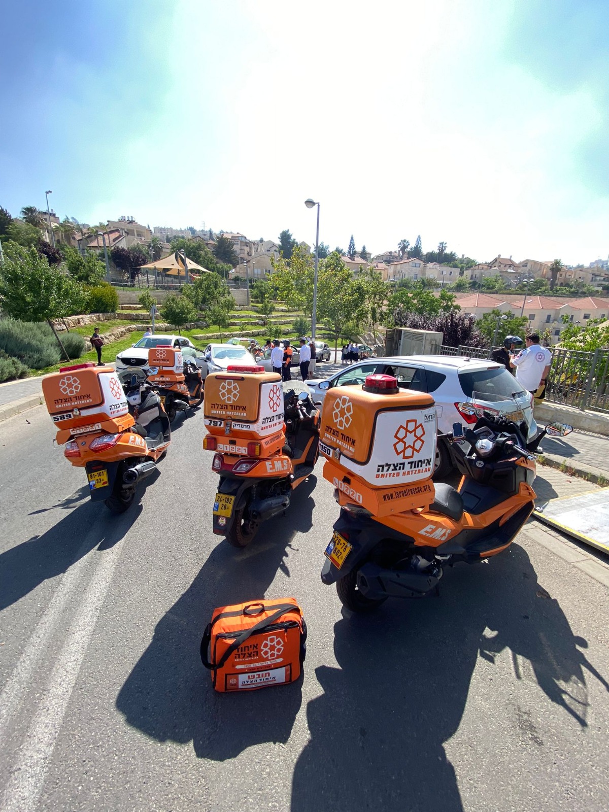 2 פצועים בתאונה בפסגת זאב, בהם אחת במצב קשה