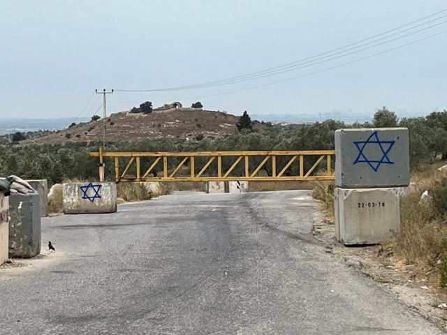 המחסום החדש-ישן בחרמש