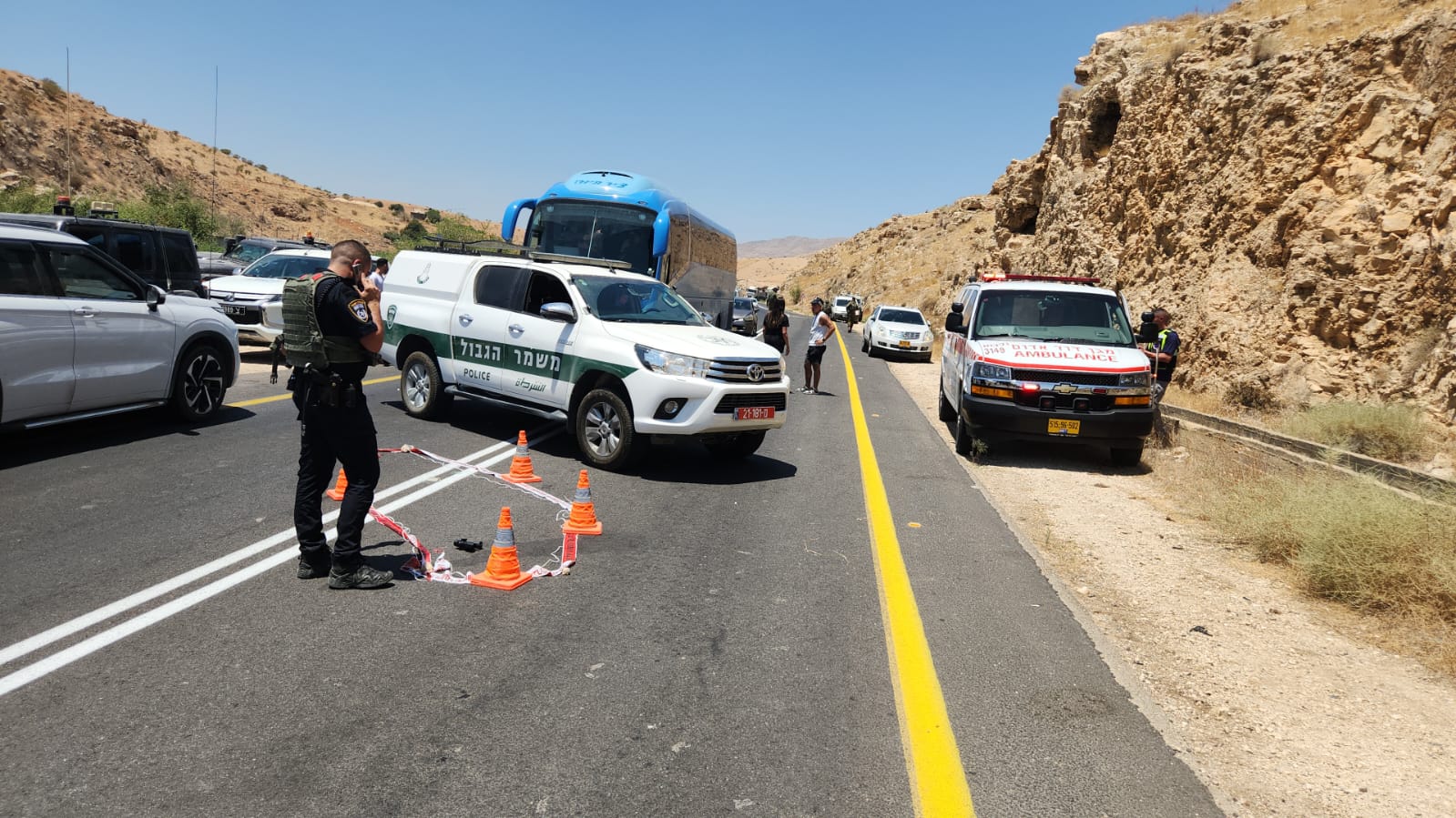 פיגוע ירי בבקעת הירדן בין צומת חמרה לבקעות