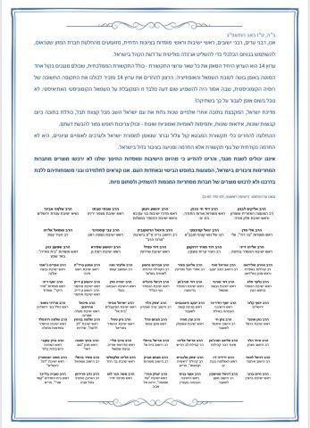 עשרות רבנים סרוגים: "לא לרכוש מוצרים של שטראוס"