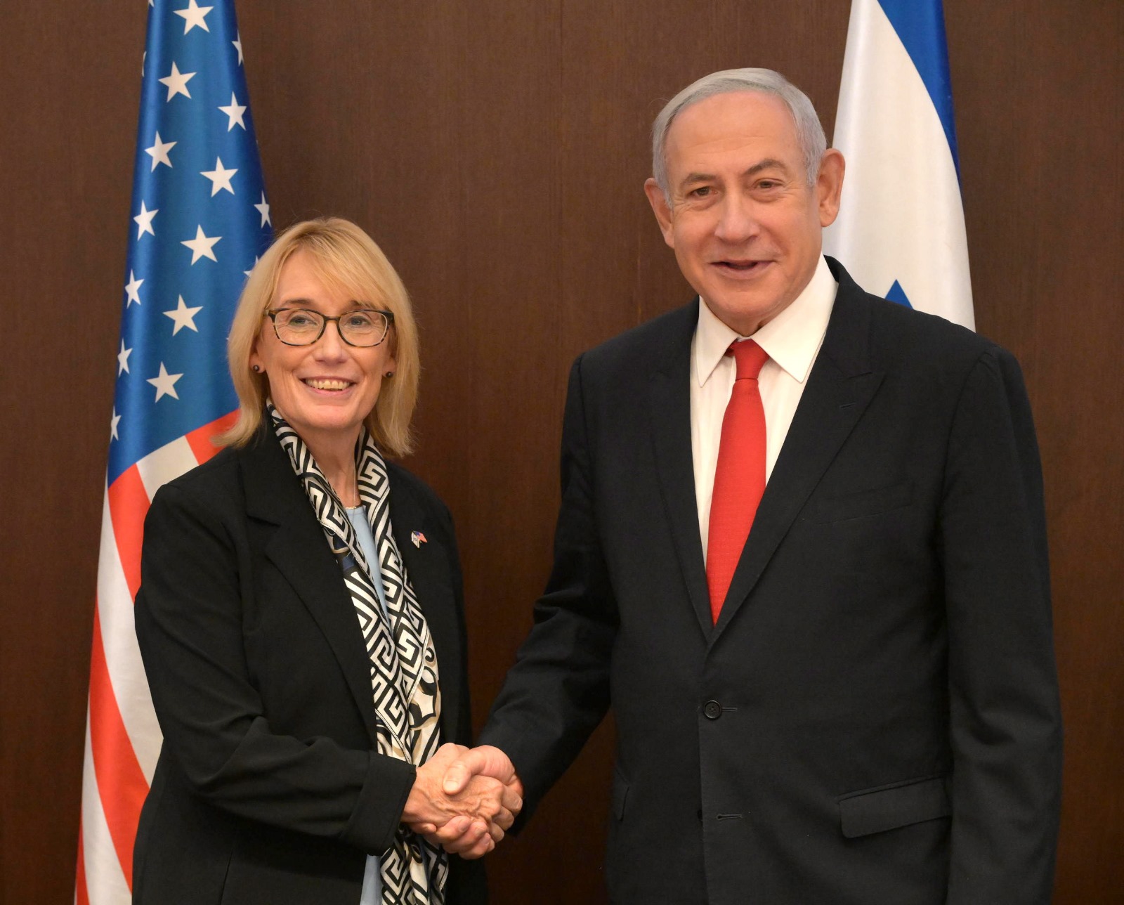רה"מ נפגש עם הסנאטורית: "תמיכה עקבית בישראל"
