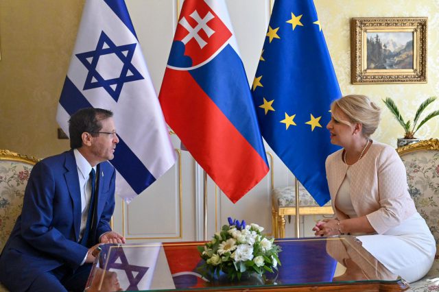 הרצוג עם נשיאת סלובקיה: "שותפים לדרך מבטיחה"