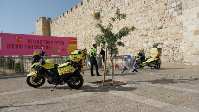 זירת הפיגוע