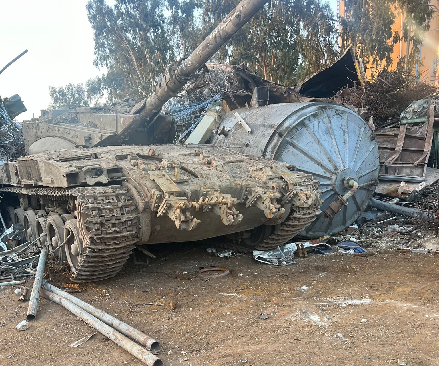 המשטרה פתחה במצוד אחרי טנק שנגנב מבסיס