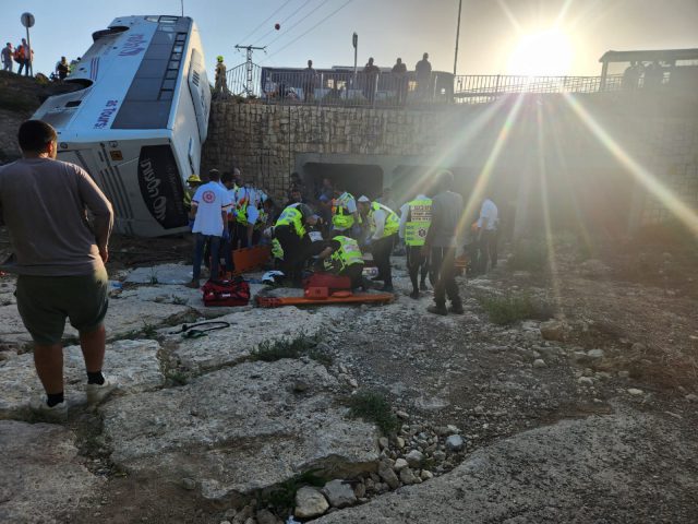 הפצועים בתאונת האוטובוס: חניכים סרוגים מבית שמש