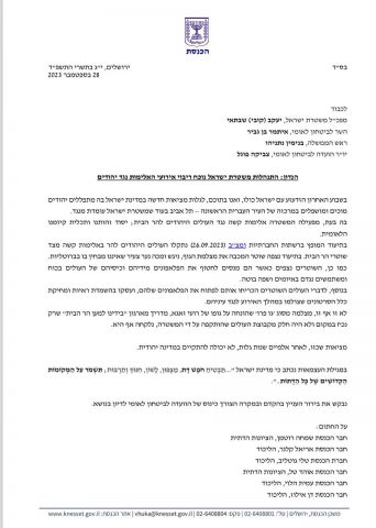 ח"כים נגד בן גביר: תעצור את המדיניות בהר הבית