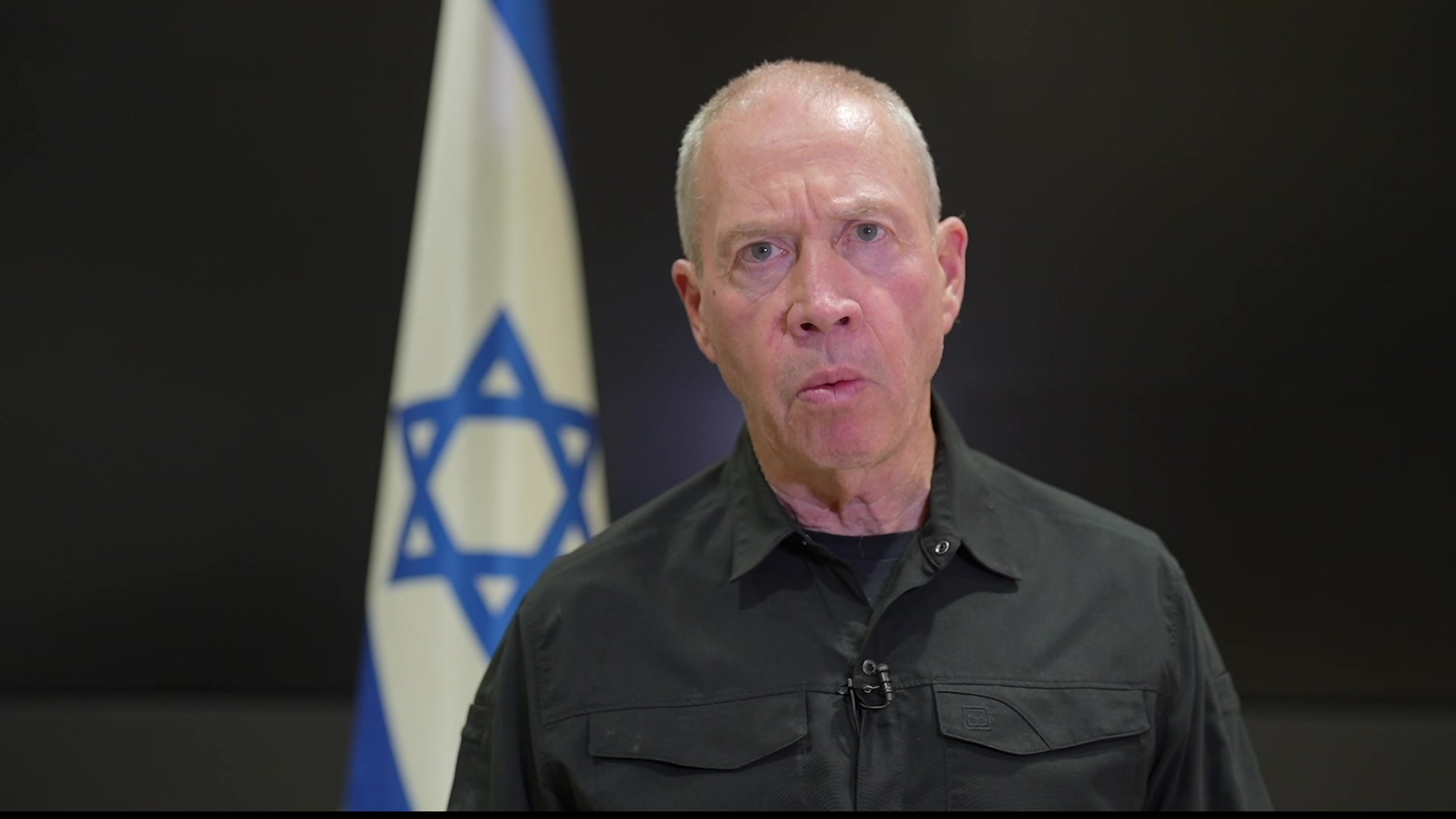 שר הביטחון יואב גלנט � 7-10-2023 � צילום אלעד מלכה