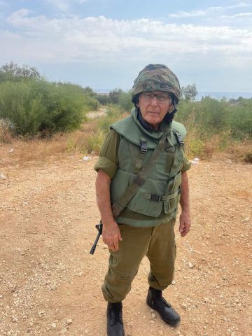 יאיר לוי בשירות מילואים