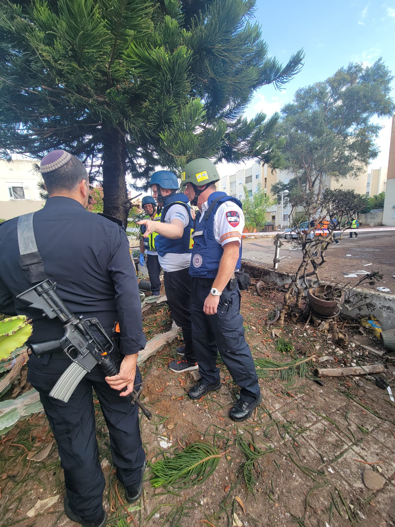 שני פצועים קל מפגיעות הדף באשקלון