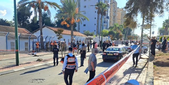 זירת נפילה באשקלון (איחוד הצלה)